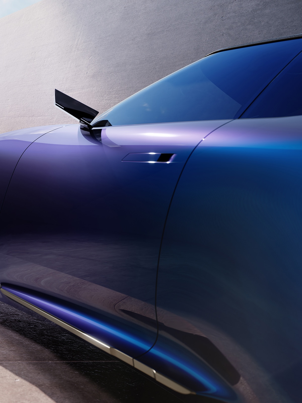 DS F3VER Concept dichroic blue shade